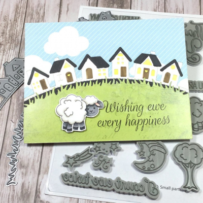 LDRS Creative Thank Ewe Rubber Stamps (3125)